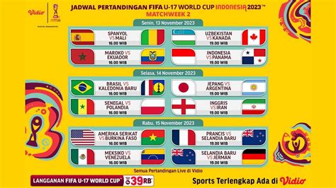 jadwal piala dunia 2023 indonesia